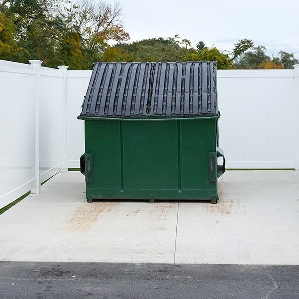 we offer a series of sizes for our commercial dumpsters to accommodate various business needs, from 2-yard to 8-yard